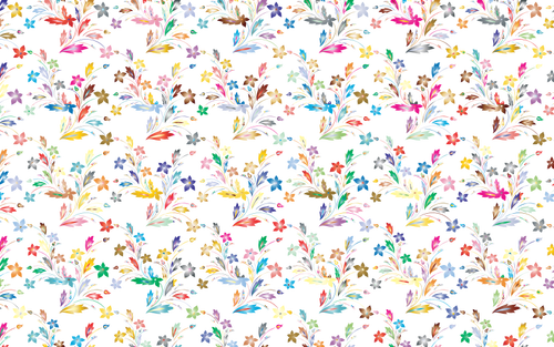 Flowery prismatic pattern