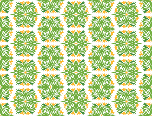 Floral fundo em verde e amarelo