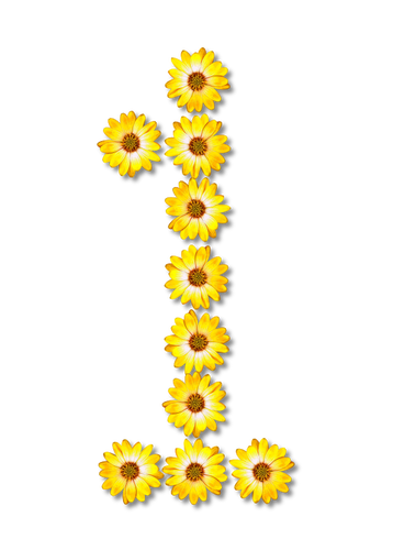 Floral numeral