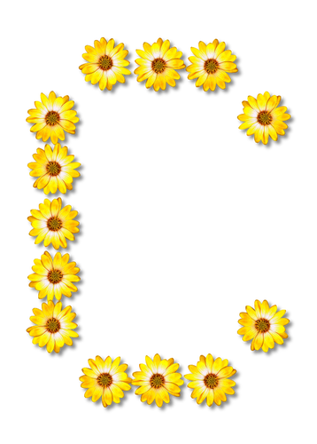 Çiçekli harf C