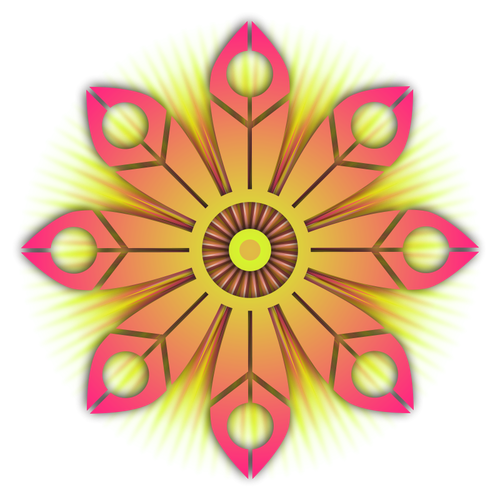 Flower Burst Vector Ar