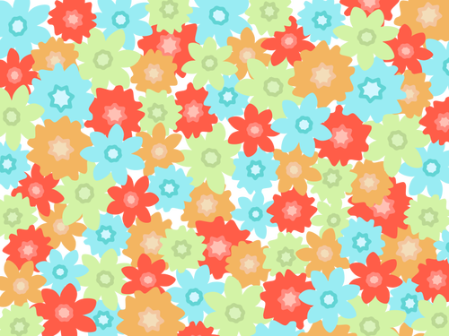 Flowers pattern vector image