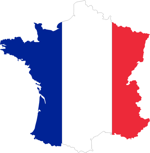 Drapeau France Carte