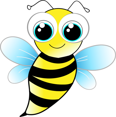 Bee med stora ögon