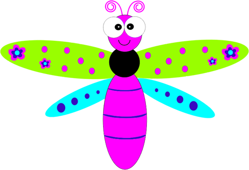 Dragonfly ramah kartun