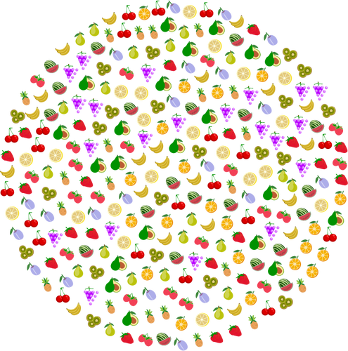 Círculo de fruta