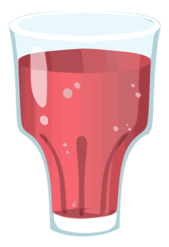 Векторный рисунок клубничный сок