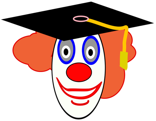 Clown school graduate