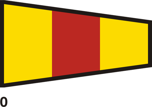 דגל צהוב ואדום