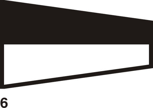 Drapeau noir et blanc