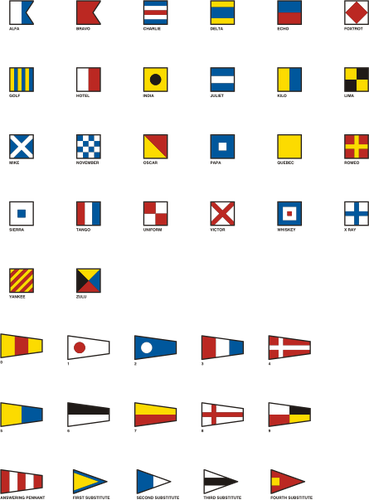 Gran Pavese bendera, bendera