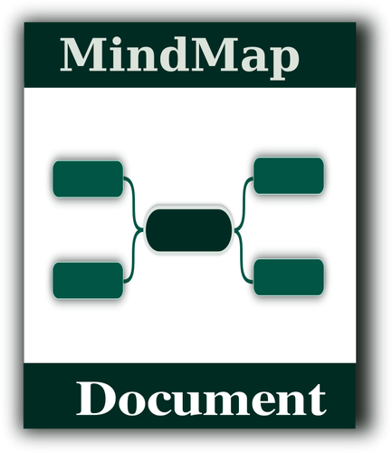 Graphiques vectoriels de Mindmap icône