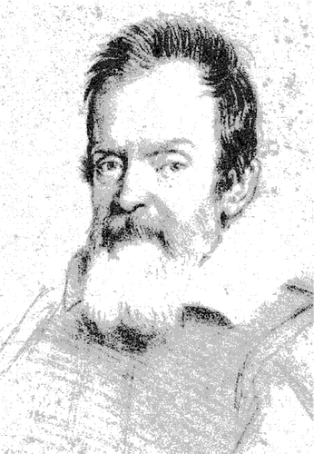 Galileo Galilei vector image