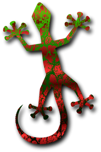 Gecko vektor ilustrasi