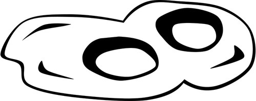 Stekt egg vektorgrafikk utklipp