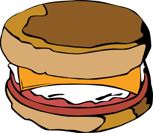 McMuffin vector illustration