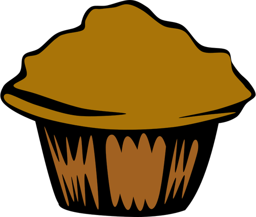 Vector Illustrasjon av muffin