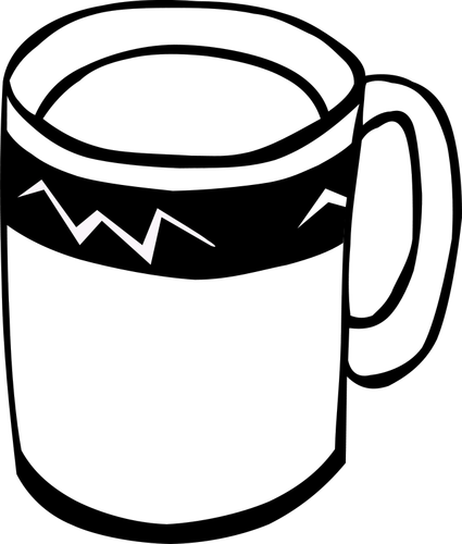 القهوة أو الشاي كوب ناقلات الرسومات