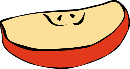 Stykke apple vektorgrafikk utklipp