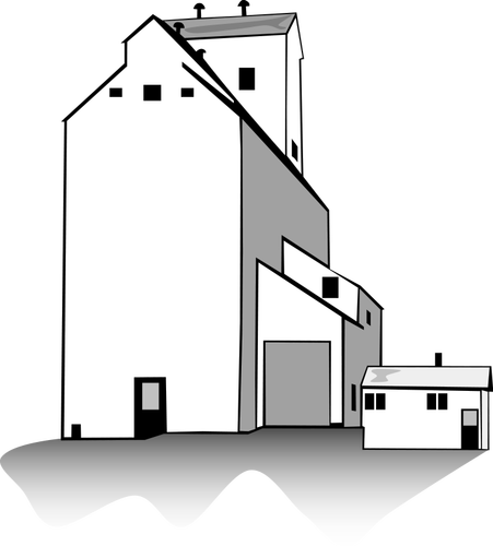 Grain Elevator Vector