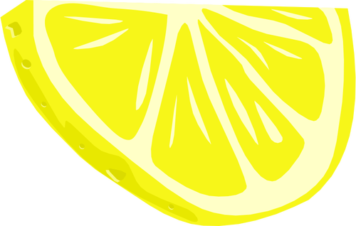 Sliced lemon vector clip art