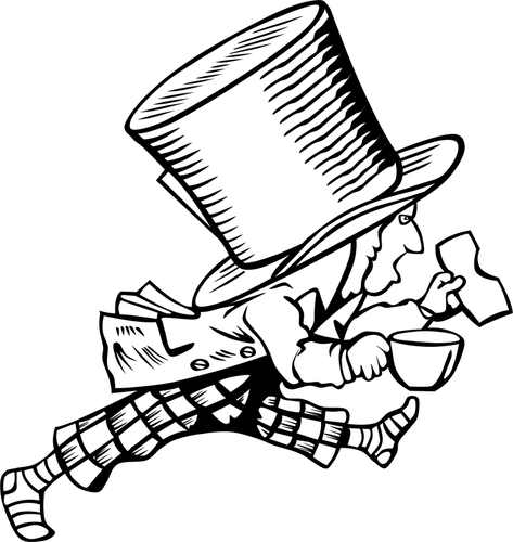 Mad Hatter vektor image