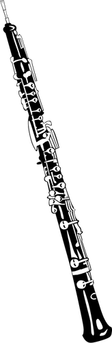 Vector illustration of oboe