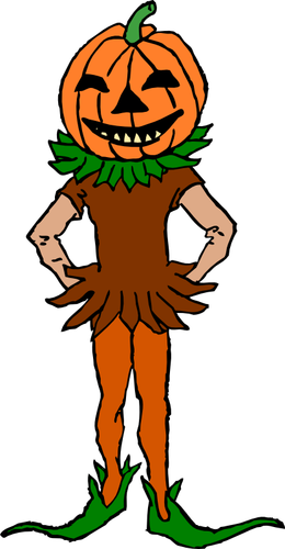 ClipArt vettoriali di zucca boy