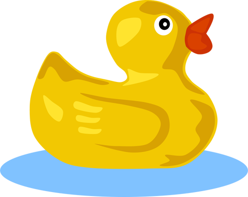 Rubber duck vector image