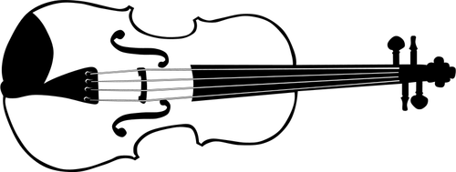 Grafika wektorowa z skrzypce