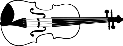 Vector graphics of violin