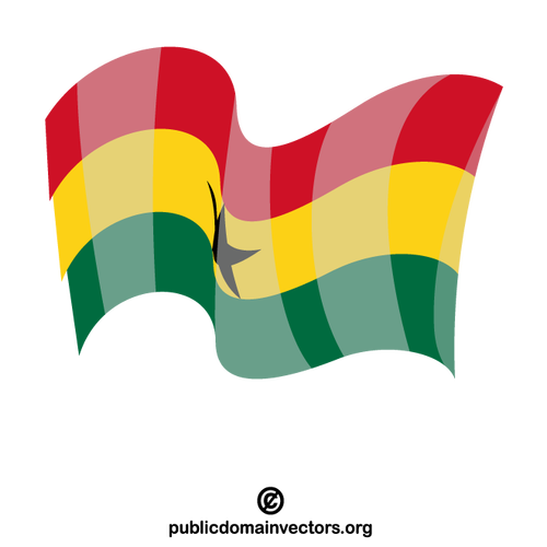 Ghana flagg