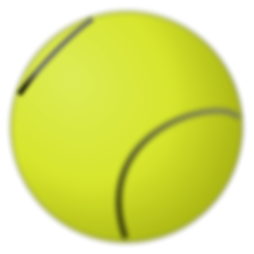 Grafika wektorowa piłki tenisowe