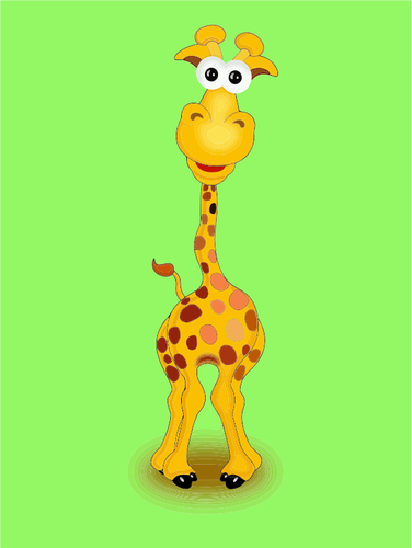 Girafa engraçado