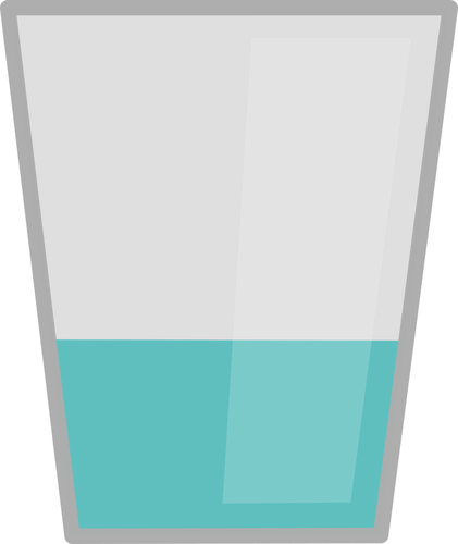 水のグラス