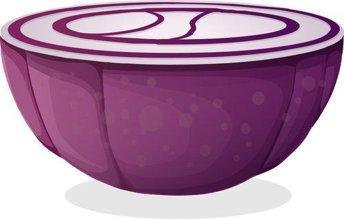 Наполовину фиолетовый лук