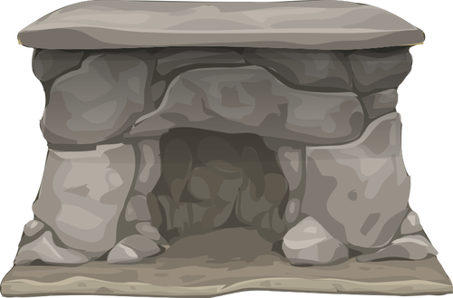Каменный камин