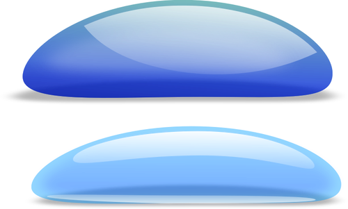 Modré a světle modré kapky Vektor Klipart