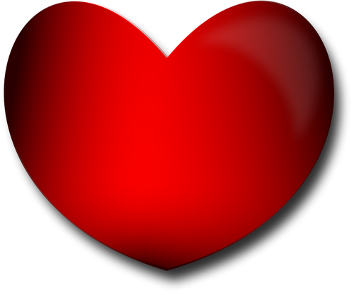 Glossy Heart Vector Image