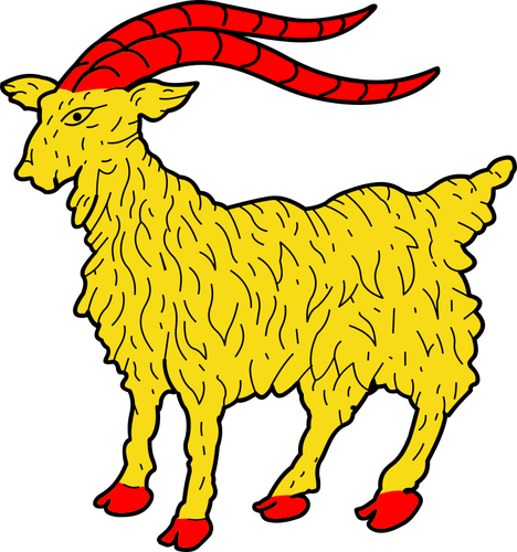 Желтая коза