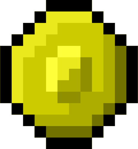 Pixel-Münze