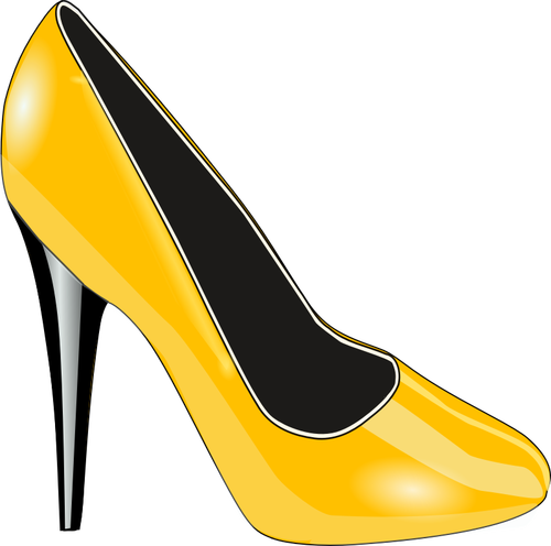 Gold shoe | Public domain vectors