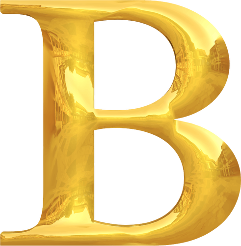 Gold typography B