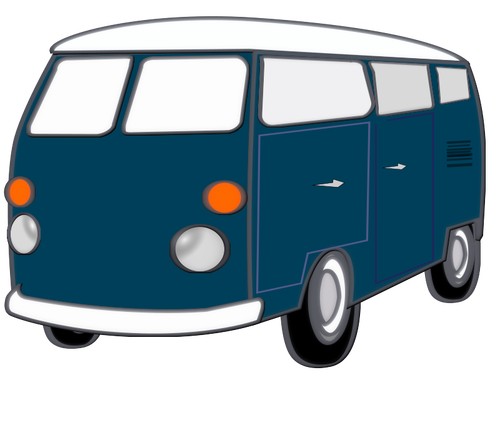 Vintage van vector graphics