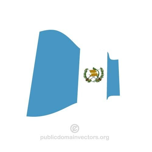 العلم المتموجة من غواتيمالا
