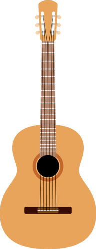 Grafika wektorowa instrument muzyczny gitara