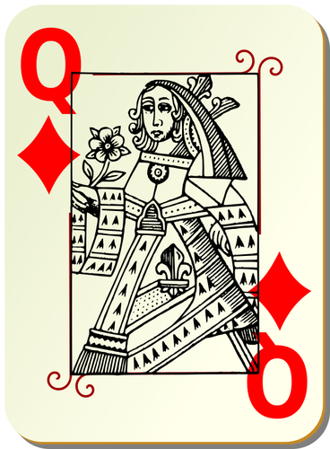 Queen of diamonds image