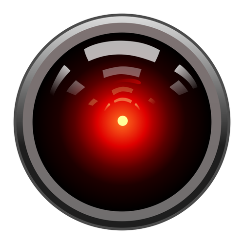 Imagem vetorial de cor de HAL9000