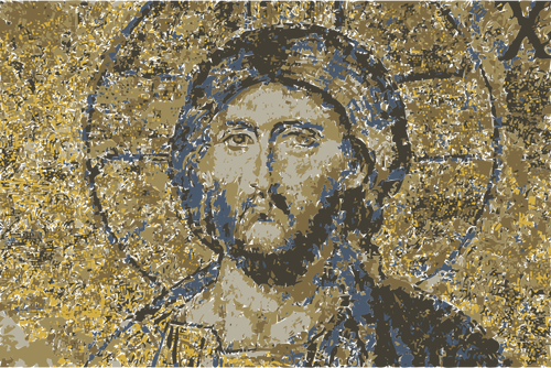 Hagia Sophia mozaika Krista Ježíše