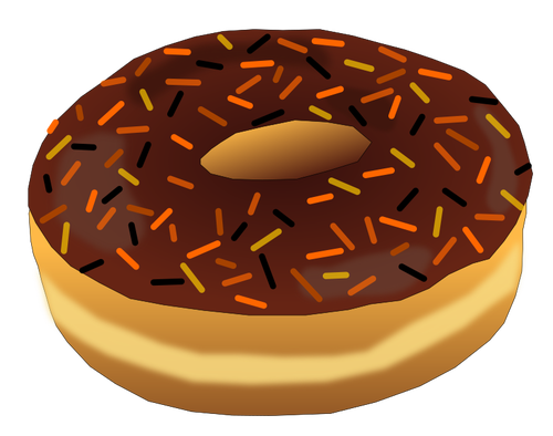 Donut de chocolate